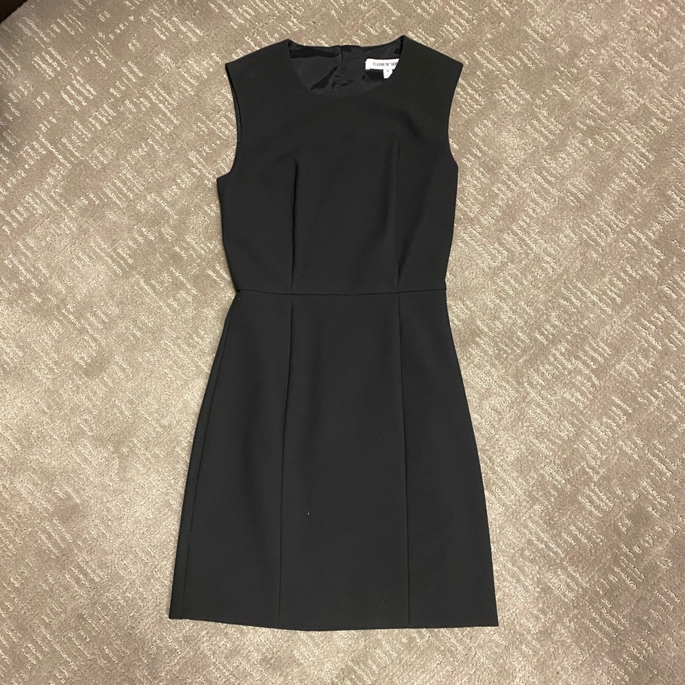 Elizabeth and James Black Mini Dress